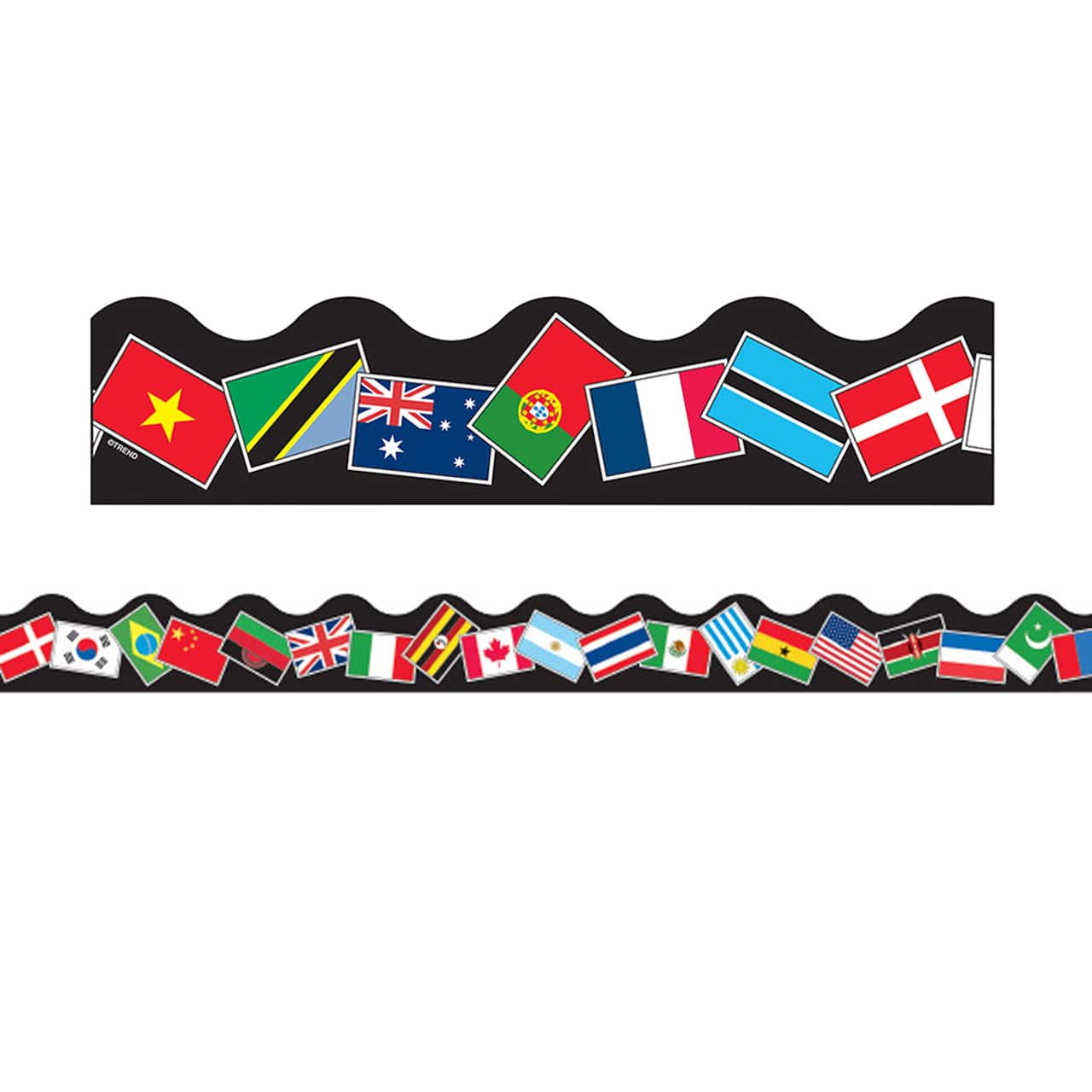 Terrific Trimmers&#xAE; World Flags Border Trims, 468ft.
